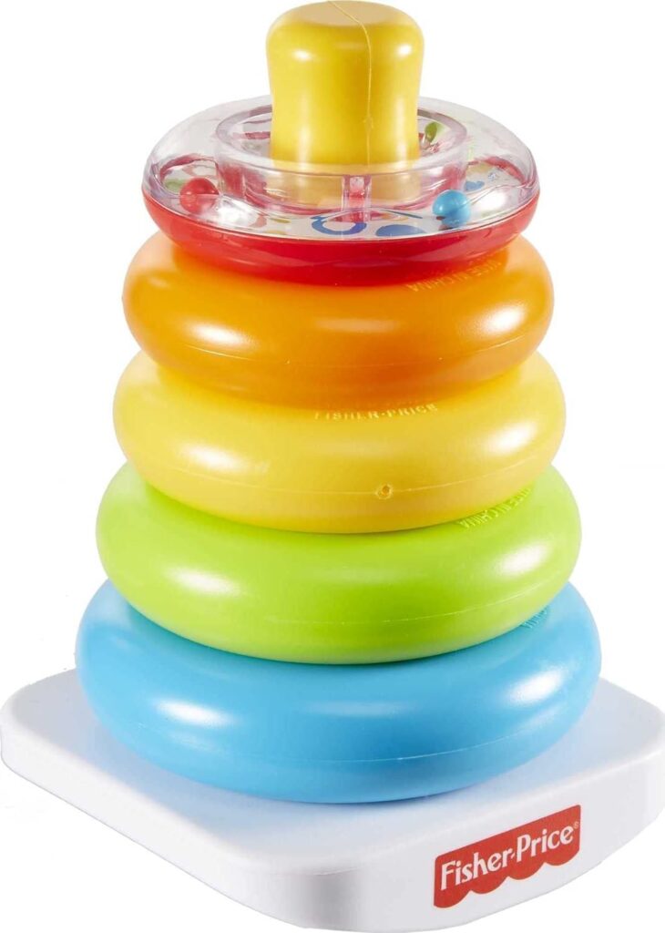 Fisher-Price Infant Gift Set with Baby’s First Blocks (10 Shapes) and Rock-a-Stack Ring Stacking Toy for Ages 6+ Months (Amazon Exclusive) Fisher-Price Infant Gift Set with Baby’s First Blocks (10 Shapes) and Rock-a-Stack Ring Stacking Toy for Ages 6+ Months (Amazon Exclusive)