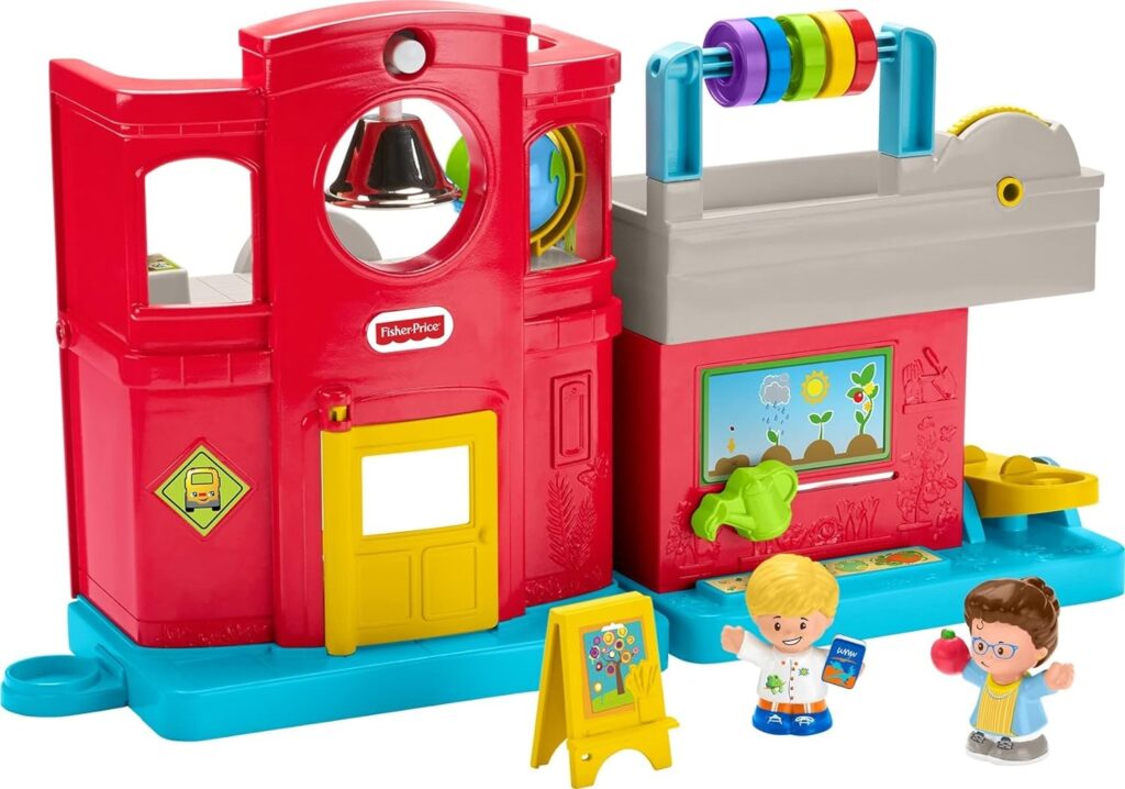 Fisher-Price Little People Toddler Playset Friendly School Musical Toy with Figures  Accessories for Ages 1+ Years (Amazon Exclusive)