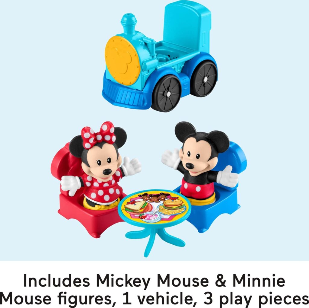 Fisher-Price Little People Toddler Toy Disney Mickey  Friends Playset with Sounds  Phrases for Ages 18+ Months (Amazon Exclusive)