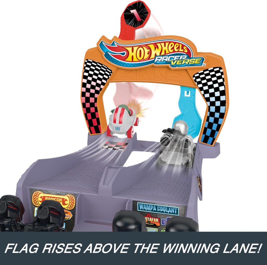 Hot Wheels Racerverse, Star Wars Track Set with Die-Cast Hot Wheels Racers Inspired by Star Wars: Grogu  The Mandolorian