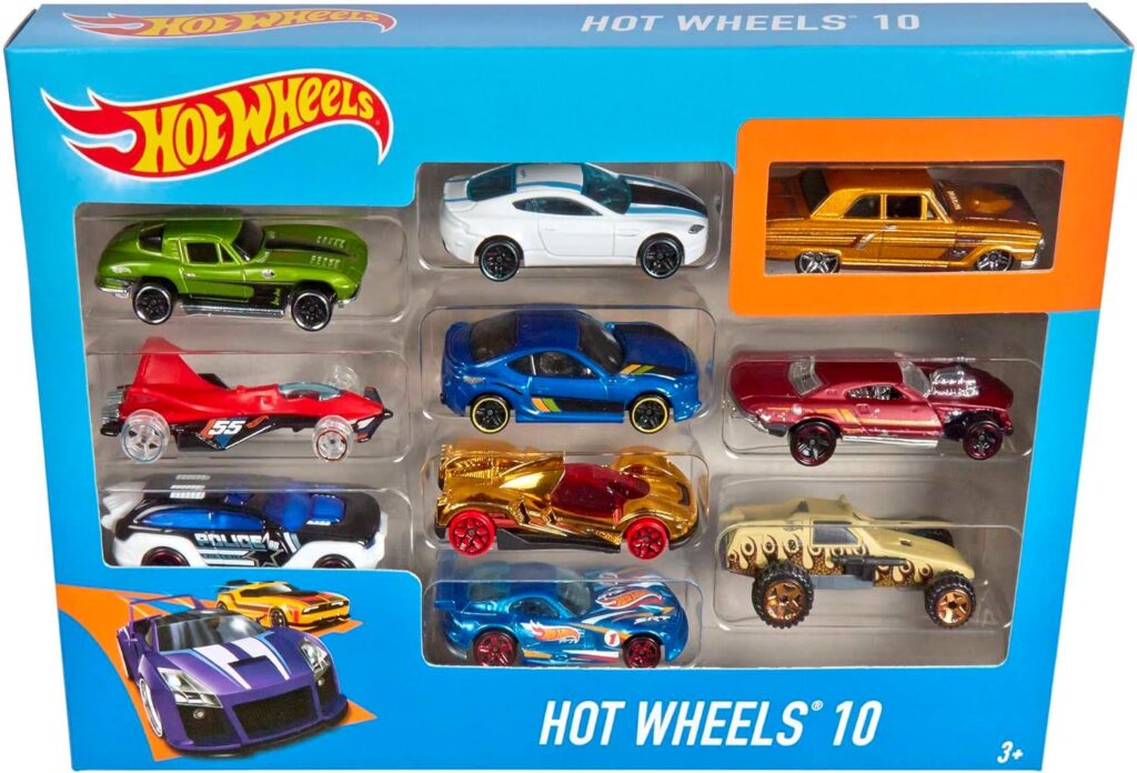 Hot Wheels Set of 20 Toy Cars  Trucks in 1:64 Scale, Collectible Vehicles (Styles May Vary)