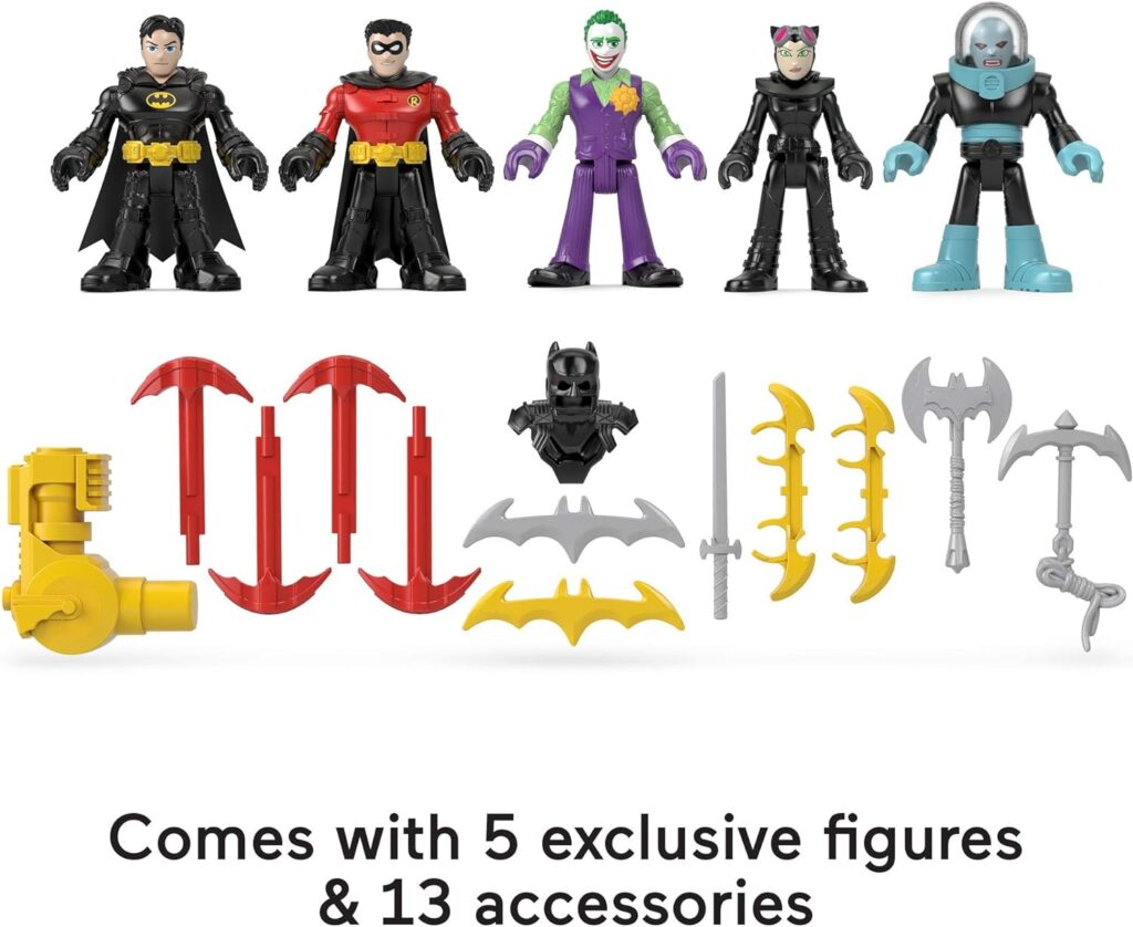 Imaginext DC Super Friends Batman Playset Super Surround Batcave with Lights Sounds  Phrases for Ages 3+ Years, 33 x 42 Inches (Amazon Exclusive) : Toys  Games