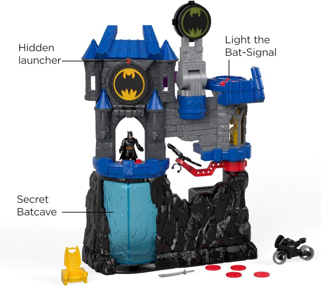 Imaginext DC Super Friends Batman Toy, Wayne Manor Batcave Playset with Batman Figure  Accessories (Amazon Exclusive)