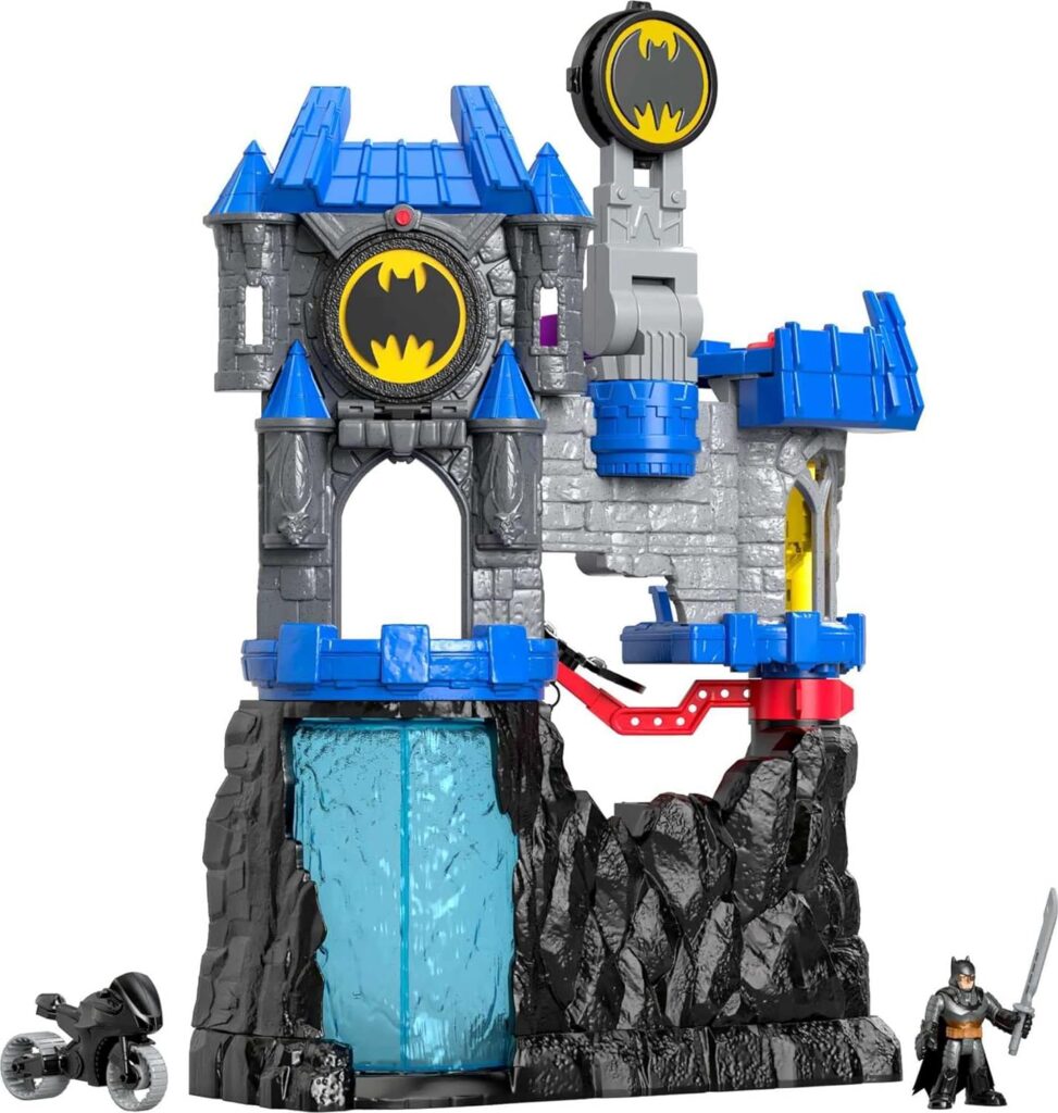 Imaginext DC Super Friends Batman Toy, Wayne Manor Batcave Playset with Batman Figure  Accessories (Amazon Exclusive)