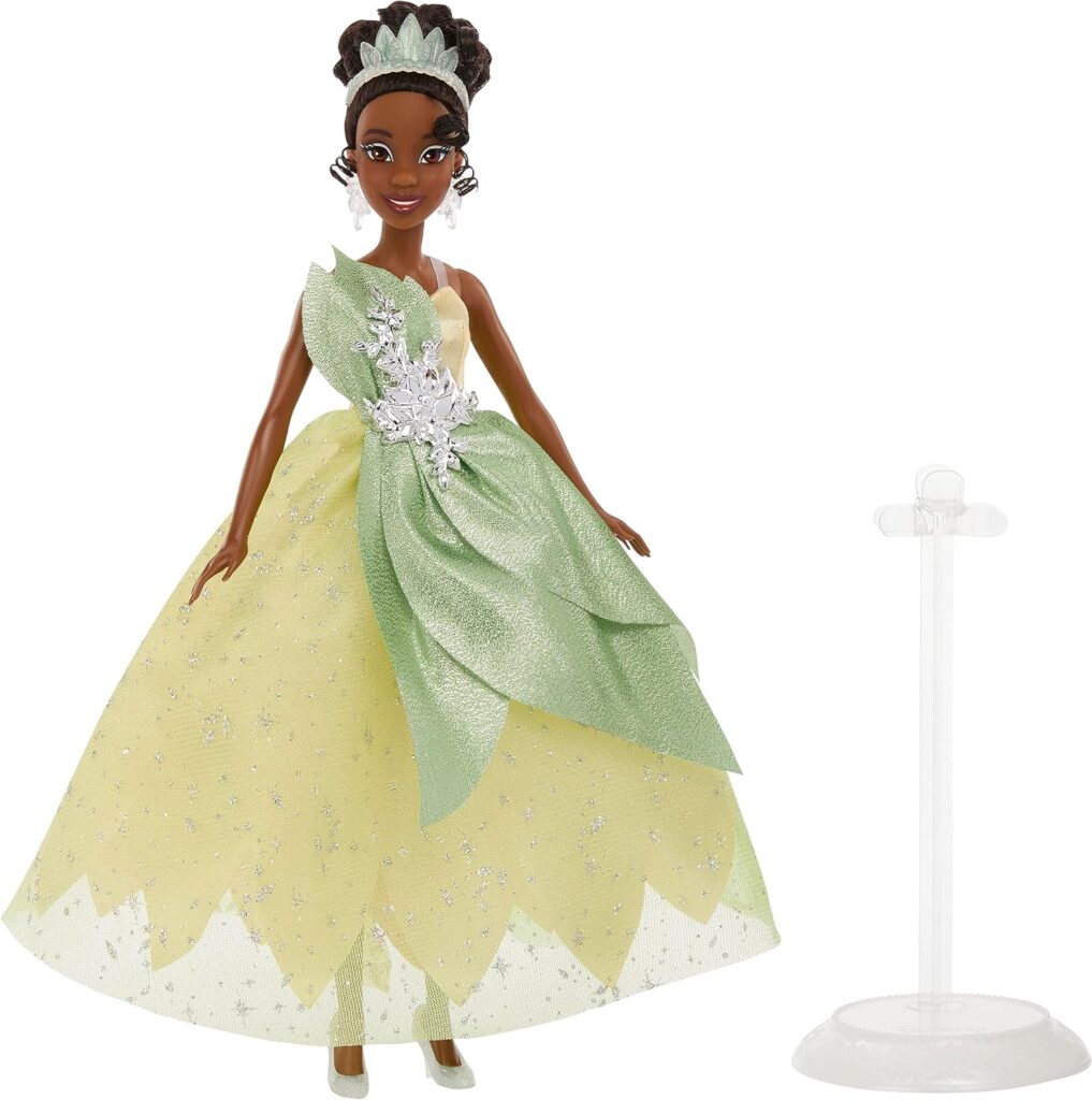 Mattel Disney Toys, Collector Tiana Doll to Celebrate Disney 100 Years of Wonder, Inspired by Disney Movie, Gifts for Kids and Collectors : Toys  Games