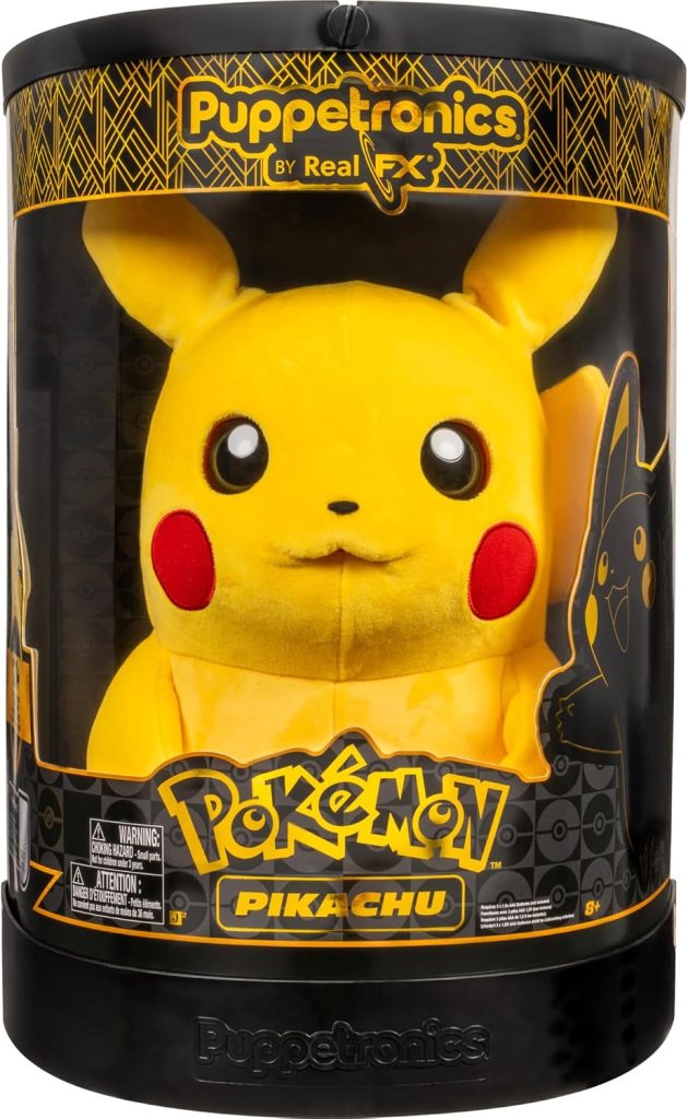 Pokémon Pikachu Puppetronic by RealFX (16" Interactive Plush) supporting product image 1